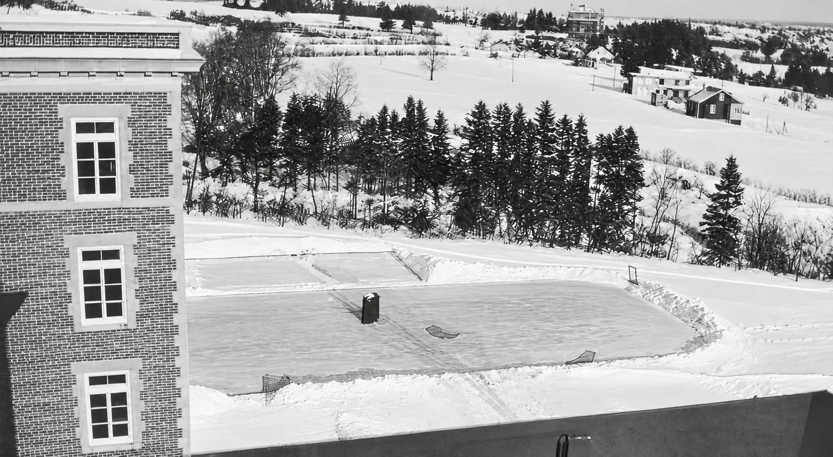 Patinoire en 1925